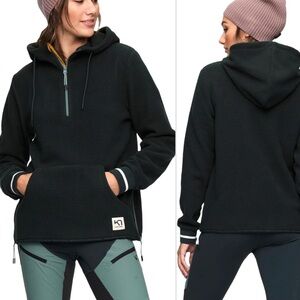 Kari Traa KT Half-Zip Rothe Fleece Hoodie Dark Green Medium